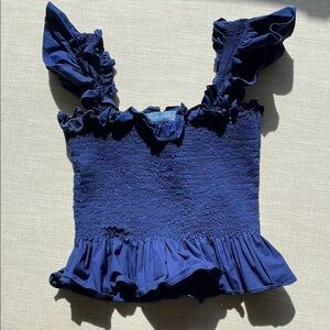 Hill House Home Navy Blue Paz Top